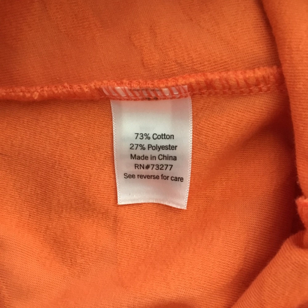 SO Kohl’s Women’s Orange Terry Cloth Skirt Size XS - Picture 4 of 6